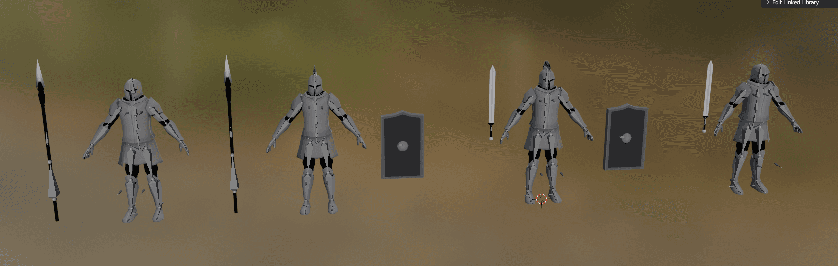 A group of General NPCs from concept to rig by me
