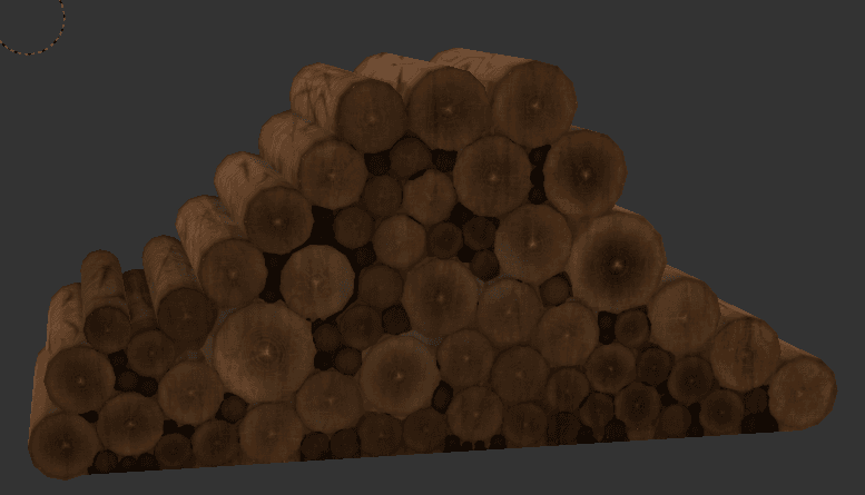Front Log Pile